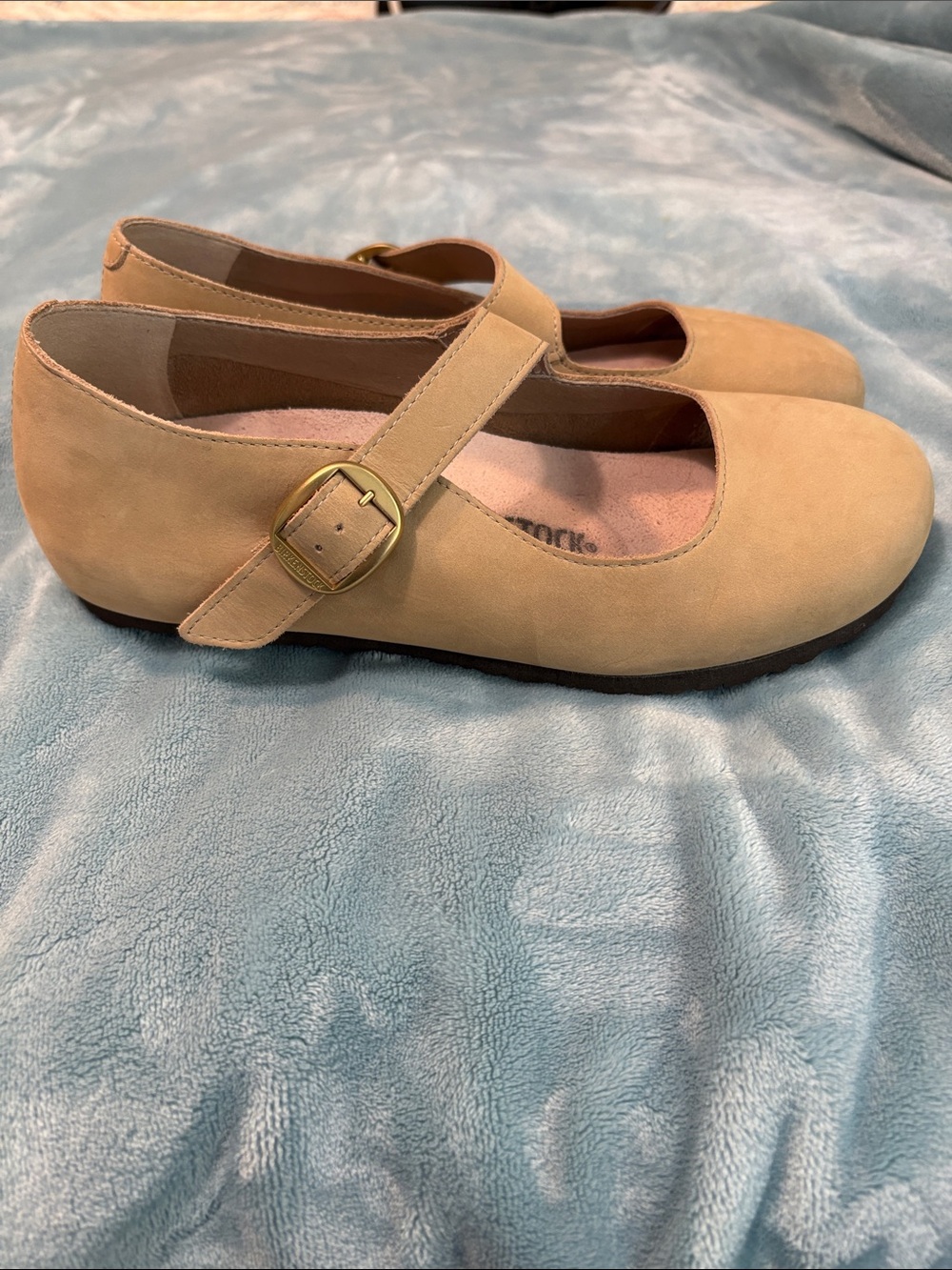 Birkenstock Santa Clarita Tan Natural Leather Mary Jane EU 40 US 9–9.5 - Picture 3 of 6